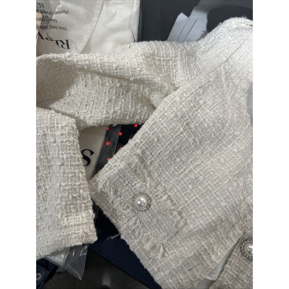 Line & Dot X Revolve Melody Top in Ivory MSRP $150 NWT size XS - Picture 4 of 4
